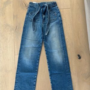 Mother jeans 24 tie waist!